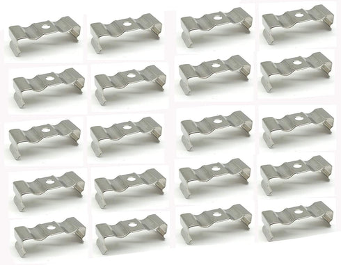 T5 LED Light Bulbs 20pcs Clips Holder Bracket for Lamp Socket Shop Light Fixture, Suitable for T5 lamps