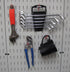 Wall Control Medium 1-7/8in Slotted Hook Pack for Pegboard and Tool Board - Red