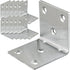 LOSYHU 20PCS L Brackets Corner Bracket 2"x2"x2", Heavy Duty Corner Brace for Wood,