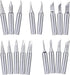 Mesee 17Pcs Soldering Iron Tips Kit, 900M Lead-Free Replacement Accessories for Various Solder Stations