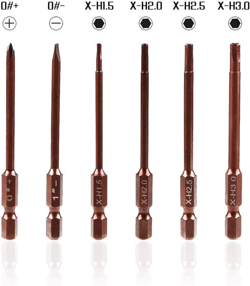 Create Idea 6 in 1 Screw Driver Allen Key Repair Tool Kit for RC Helicopter, Car, Airplane, Various Screwdrivers