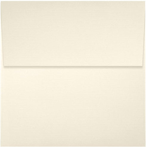 LUXPaper Square Invitation Envelopes | Peel & Press | 3 1/4" x 3 1/4" | Natural Linen | 80lb. Text | 50 Qty by LUXPaper