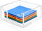 Clear Acrylic Sticky Note Holder, Notepad Storage Dispenser for 3 x 3 Inches Sticky Notes, Desk Organizer