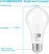 Bulbs 850 60W 6000K, 9.5W, A19, E26 2-Pack, HQ-H002 Qualilux Dusk to Dawn Light Outdoor Lumen, Equivalent, Daylight