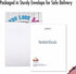 NobleWorks 90th Birthday Card with Envelope, Jumbo Notecard for Big 90 Year Milestone Celebration
