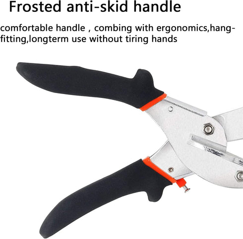 Miter Shears, Multifunctional Quarter Round Cutting Tool with 2 Replacement Blades