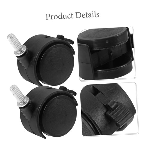 4pcs Gadpiparty Replacement Caster Wheels Heavy Duty Casters for Cart Rolling Wheels for Furniture