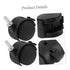 4pcs Gadpiparty Replacement Caster Wheels Heavy Duty Casters for Cart Rolling Wheels for Furniture