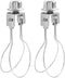 Bivethoi 2 Pcs Lamp Shade Light Bulb Clip, Silver Lamp Shade Harp Holder