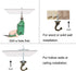 OOTSR 36 inches Metal Ceiling Hook, Heavy Duty Ceiling Hook and Chain Extension for Hanging