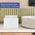 Countertop Commercial Stardrix Paper Towel Dispenser, White Hand Towel Holder for Multifold/C-Fold/Z-Fold Towels
