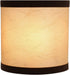 Aspen Creative 31194B 5" 5" 5" Small Clip-On Drum Lamp Shade in Beige and Brown, Top x Bottom x Slant Height