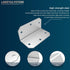 Lakeyulystore 4 Inch Projects,4" 2" 2" ,4 Pack L Brackets Corner Braces ,for Wood Furniture, Corner Brackets for Wood