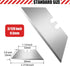 DIYSELF 50 Pack Utility Knife Blades, SK5 Steel Box Cutter Blades with Dispenser for Utility Knife Replacement