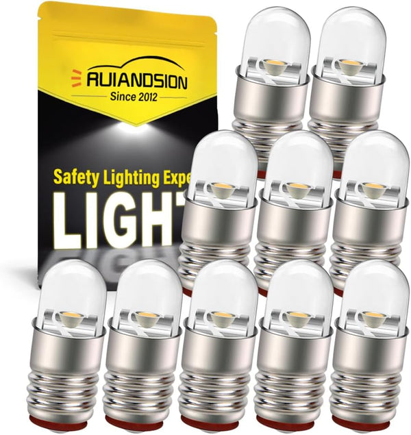 Ruiandsion E5 LED Bulb 24V Warm White E5 E5.5 Screw Base LED