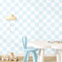 17.5"x314" Countertops Blue and White Checkered Wallpaper Pee SND Stick Self Adhesive Plaid Contact Paper Gingham