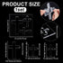 8mm PH PandaHall Acrylic Crosses Router Template Clear Template Thicken Woodworking Drawing Templates Decorative