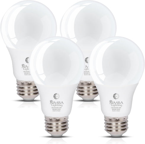Simba Lighting LED Outdoor Light Bulbs with Photocell Sensor Dusk to Dawn