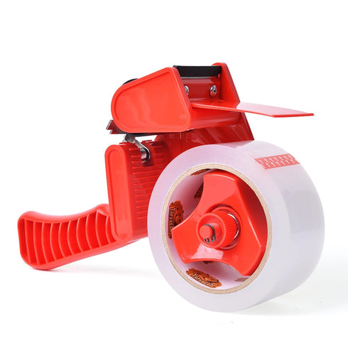 Packing Tape with Dispenser, 2.6mil Thick, 1.88"x 55yd Heavy Duty Clear Adhesive Box Tape for Carton Sealing