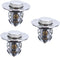 Homoyoyo Elegant Spring Core Vanity Stool with Basin Drain Strainer and Flip