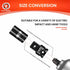3/4 F to 1 M Impact Socket Adapter, Cr-Mo Steel, Square Drive Reducer for Impact Driver Wrench Exceeds ANSI Standards.