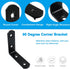 8 Pack 90 2.5" 2.5" Bonsicoky L Bracket Corner Brace - Degree Angle Stainless Steel Corner Bracket - Angle Shelf