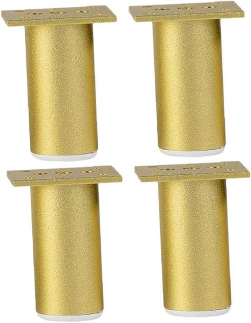 SEWACC 4Pcs Aluminum Alloy Adjustable Furniture Support Legs for Sofa Cabinet Table