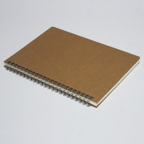 Spiral Notebook/Spiral Journal, Hardcover, 140 Pages (70 Sheets) with Wide Ruled, A5, 8.4" x 5.9", 5-pack