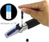 VGVGV 0~80% Brix Refractometer, Hand Held Refractometer Alcohol Alcoholometer V/V Liquor Detector Concentration Spirits