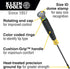 Klein Tools 85616 Precision Torx Screwdriver Set, Tamperproof Security Screwdrivers for Home Repair