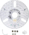 5" LED Ceiling Fan Light Retrofit Kit,18W,5CCT 3000K/3500K/4000K/5000K/6000K Adjustable,120VAC ETL Light Kit