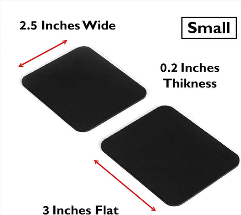 GRIFITI Small Slim Palm Pads Notebook Wrist Rest with Tacky Silicone for Computer MacBook & Laptop Keyboard Typing Pad