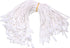Tupalizy White Cotton Gift Clothing Price Tag String Hanging Rope Snap Lock Pin Loop Fastener Hook Ties for Luggage