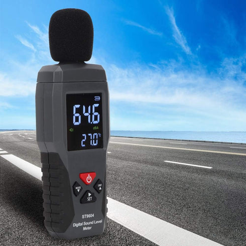 Sound Level Meter, Digital Noise Tester ST9604 for Audio Noise Measurement 30-130dB High Sensitivity
