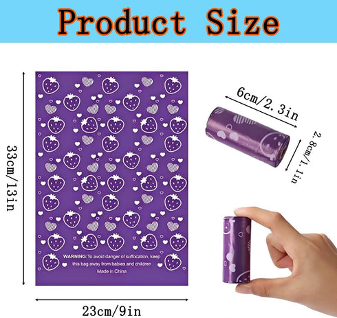Domchan 150 Count Sanitary Napkin Disposal Bags - Scented & Leak-Proof Feminine Hygiene Bags for Tampons, Pads, Liners