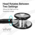 Dualhead Stethoscope, Diaphragm Bell for Nurses, Cardiology, Veterinary, Fetal, Pediatrics Blood Pressure Kit