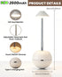Dimmable Small Touch Lamp with Remote, Tumbler Design Cordless Table Lamp, USB Rechargeable Bedside Night Light