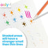 Yummy Yummy Set 12-1.00mm Ooly Scented Glitter Gel Pens of NIB Scented Glitter Pens for Kids and Adults, Art