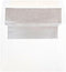 JAM PAPER A6 Foil Lined Invitation Envelopes - 4 3/4 x 6 1/2 - White with Silver Foil - 50/Pack