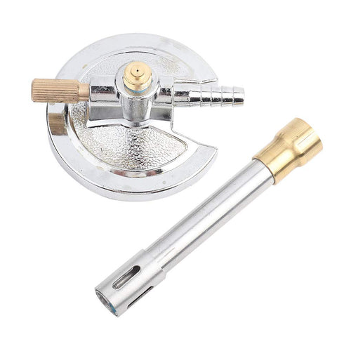 1Pcs Micro Single Tube Bunsen Burner Gas Light, Flame Stabilizer and Gas Regulator for Liquid Lab Heating Equipment