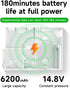 14.8V 6200mAh Replacement Battery for Wyze WVCR200S Robot Vacuum, for Xiaomi Mop Pro, Conga 3290, Haier JX37