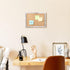 Decorative Hanging Cork Board, Framed Bulletin Board for Walls, Vision Board for School Home Kitchen Office