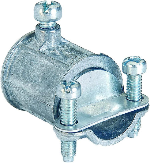 Sigma Engineered Solutions ProConnex 44279 Combination Coupling 1/2-Inch EMT to 3/8-Inch NM Conduit Fitting, 2-Pack, Silver by Sigma Electric