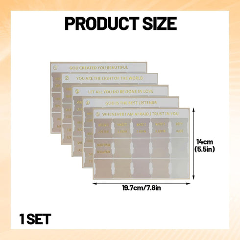Nouiseuns Tabs for Bible Laminated Bible Tabs for Easy Navigation, Neutral Bible Tabs with Gold Lettering, Bible Index