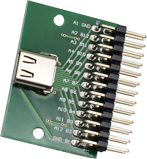 WLGQ USB 3.1 Type-C Test Board with PCB Test Socket | 2.54mm Pitch