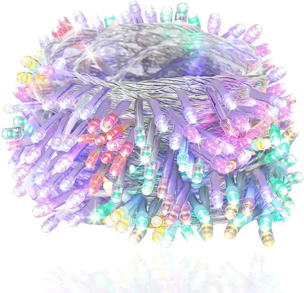 66 Feet String Lights Fairy Lights - 200 LED with Multi Flashing Modes, Waterproof for Indoor Outdoor