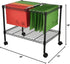 Zippem 24w 13d 18h, Single-Tier Rolling File Cart, x x Black (US Stock)