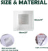 3 Pcs 2 Inch Wall Patch Repair,Drywall Repair Patch Self Adhesive Drywall Patch and Fiberglass Repair Kit,Heavy Duty Dry Wall Hole Repair Patch for Drywall Plasterboard,Plaster Dent Repair