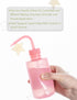 Tattoo Wash Bottle - Melphoe 2Pcs 250ml Water Squirt Bottle for Tattoo Supplies and Plant Watering (Pink)