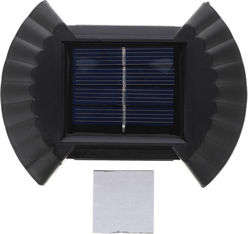 Luxshiny Solar Powered Outdoor Wall Light with 8 Warm LED Lights Waterproof